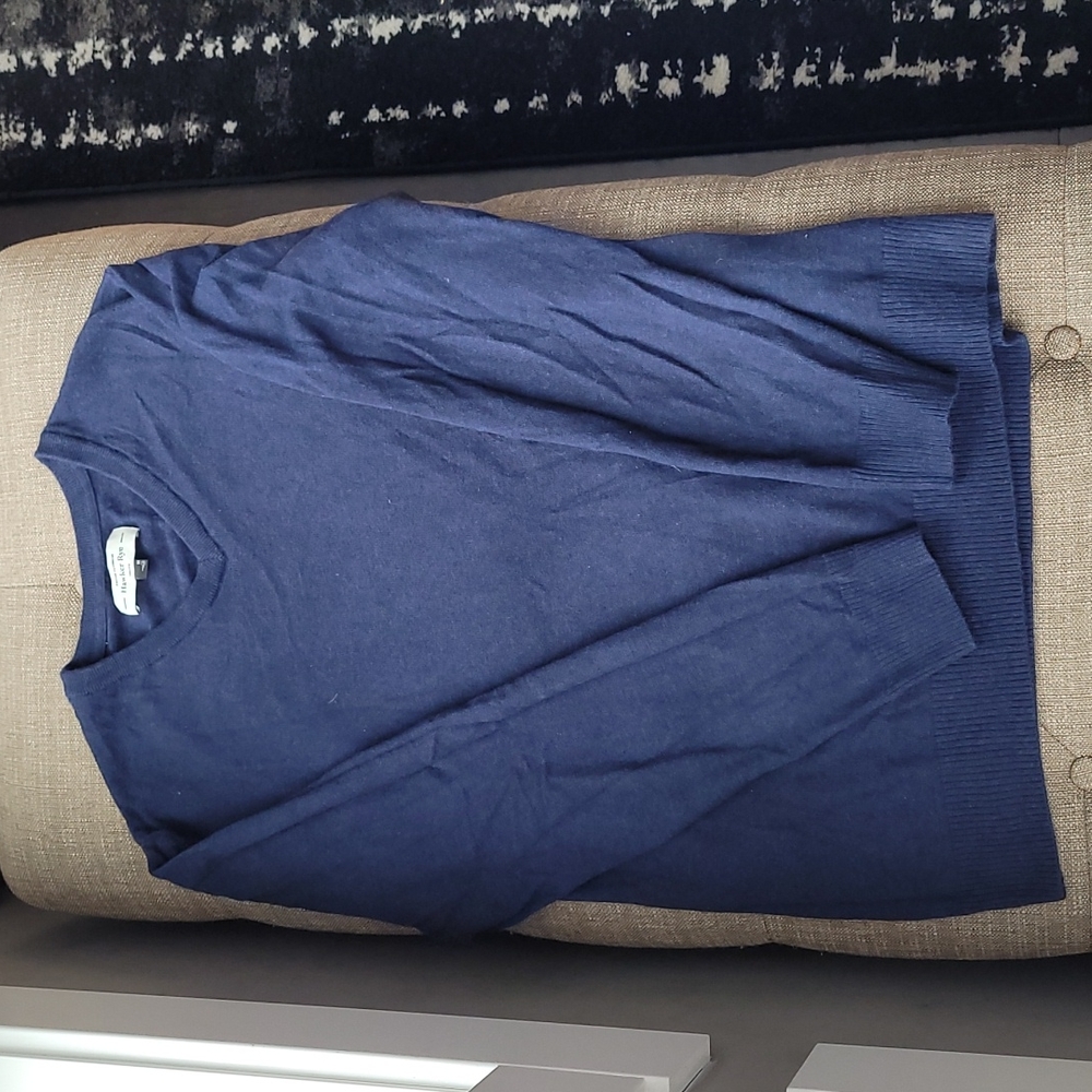 Men's Hawker Rye Cotton Cashmere Sweater Size M